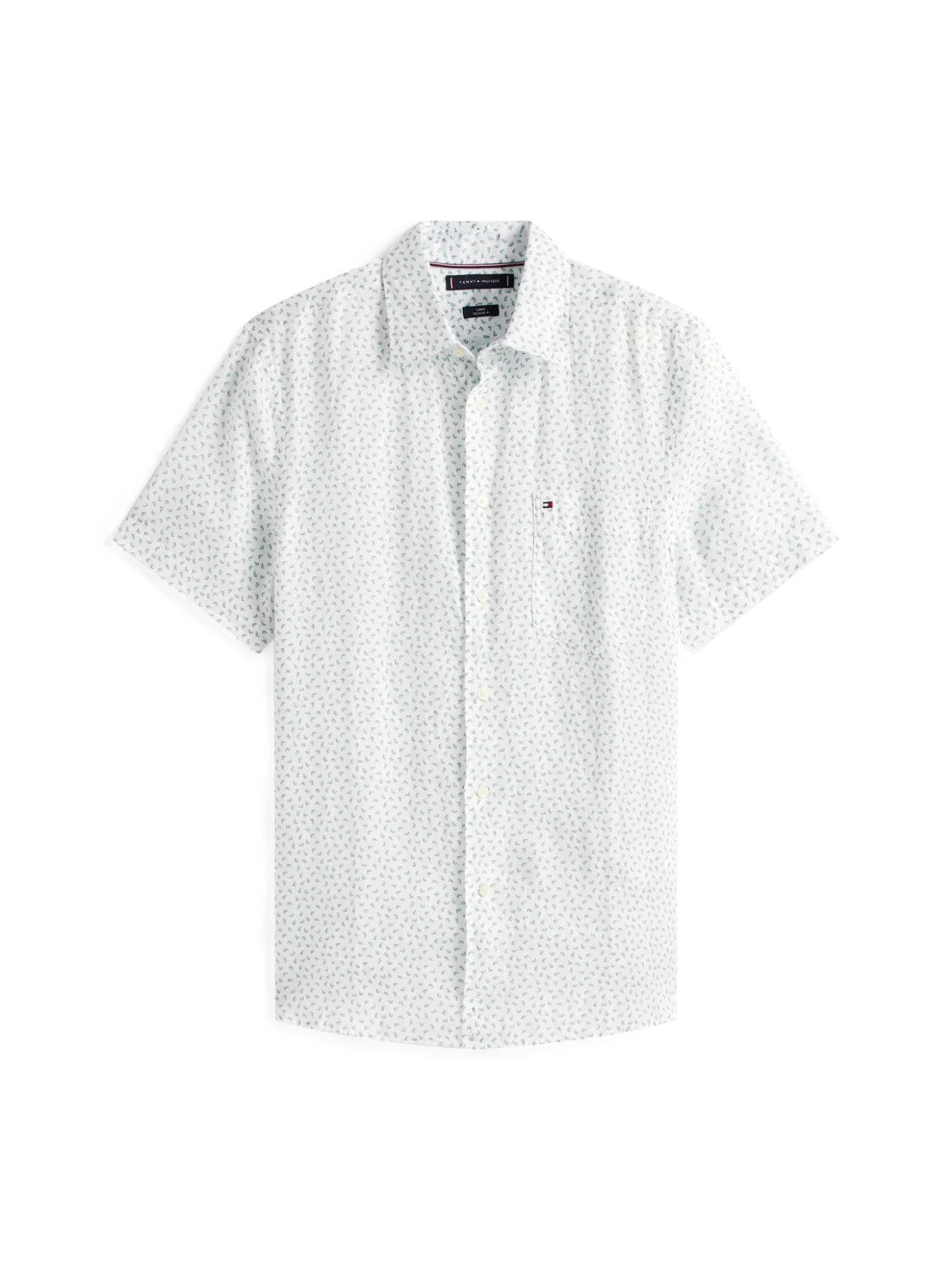 chemise-tommy-hilfiger-manches-courtes-homme-a-plat