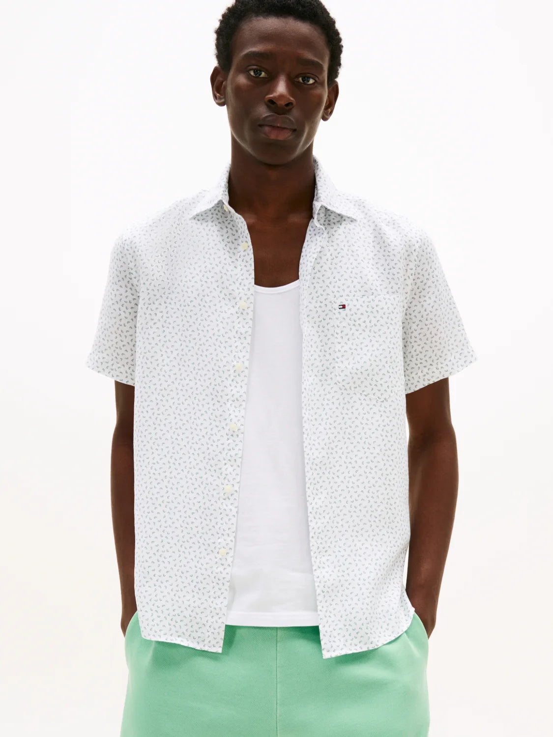 chemise-tommy-hilfiger-manches-courtes-homme