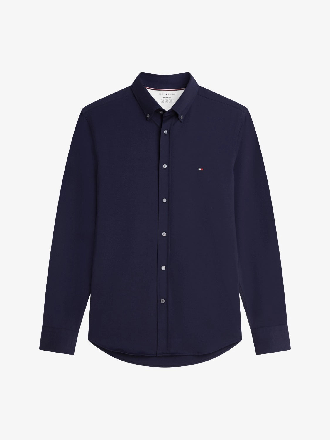 chemise-tommy-hilfiger-marine-homme-MW0MW41059DCC-a-plat