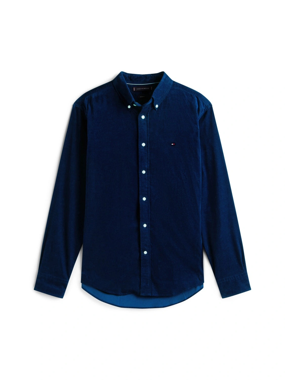 chemise-tommy-hilfiger-marine-homme-a-plat