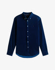 chemise-tommy-hilfiger-marine-velours-MW0MW40486BCL-a-plat