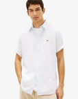 chemise-tommy-jeans-bleue-homme-DM0DM22784C3Q-face