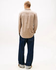chemise-tommy-jeans-velours-beige-homme-dos