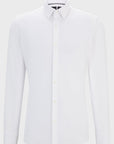 Chemise BOSS Slim fit blanche | Georgespaul