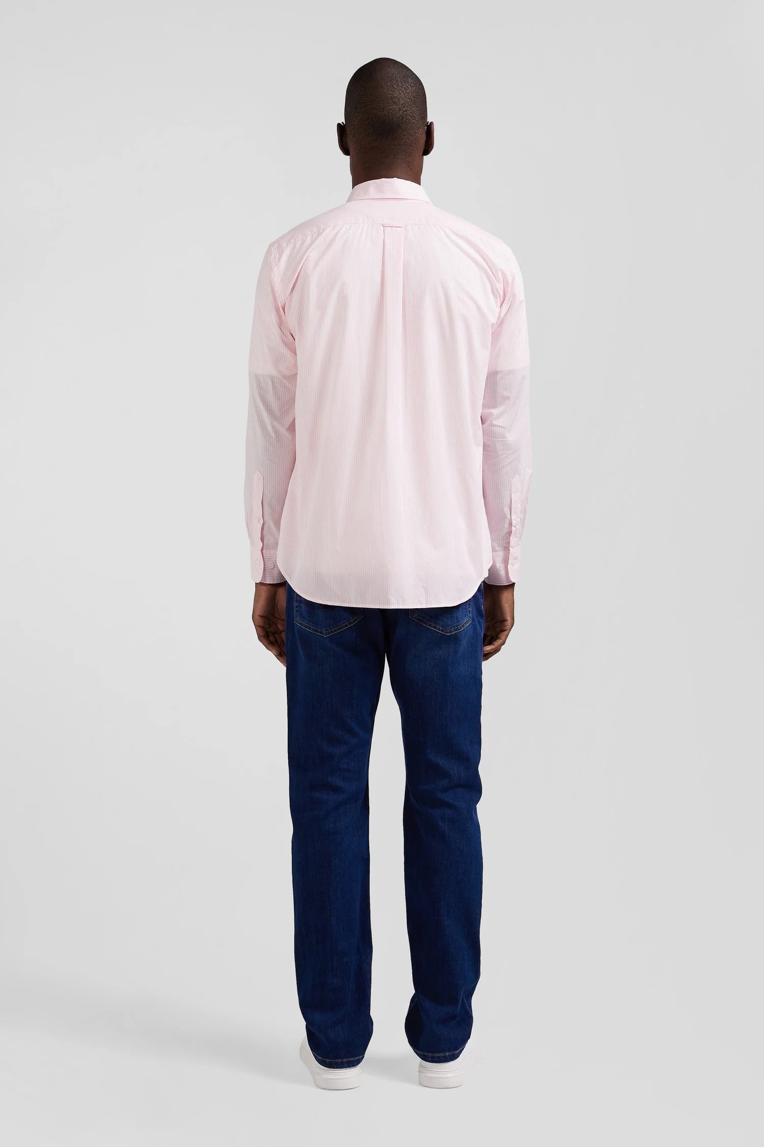 Chemise rayée Eden Park rose | Georgespaul         