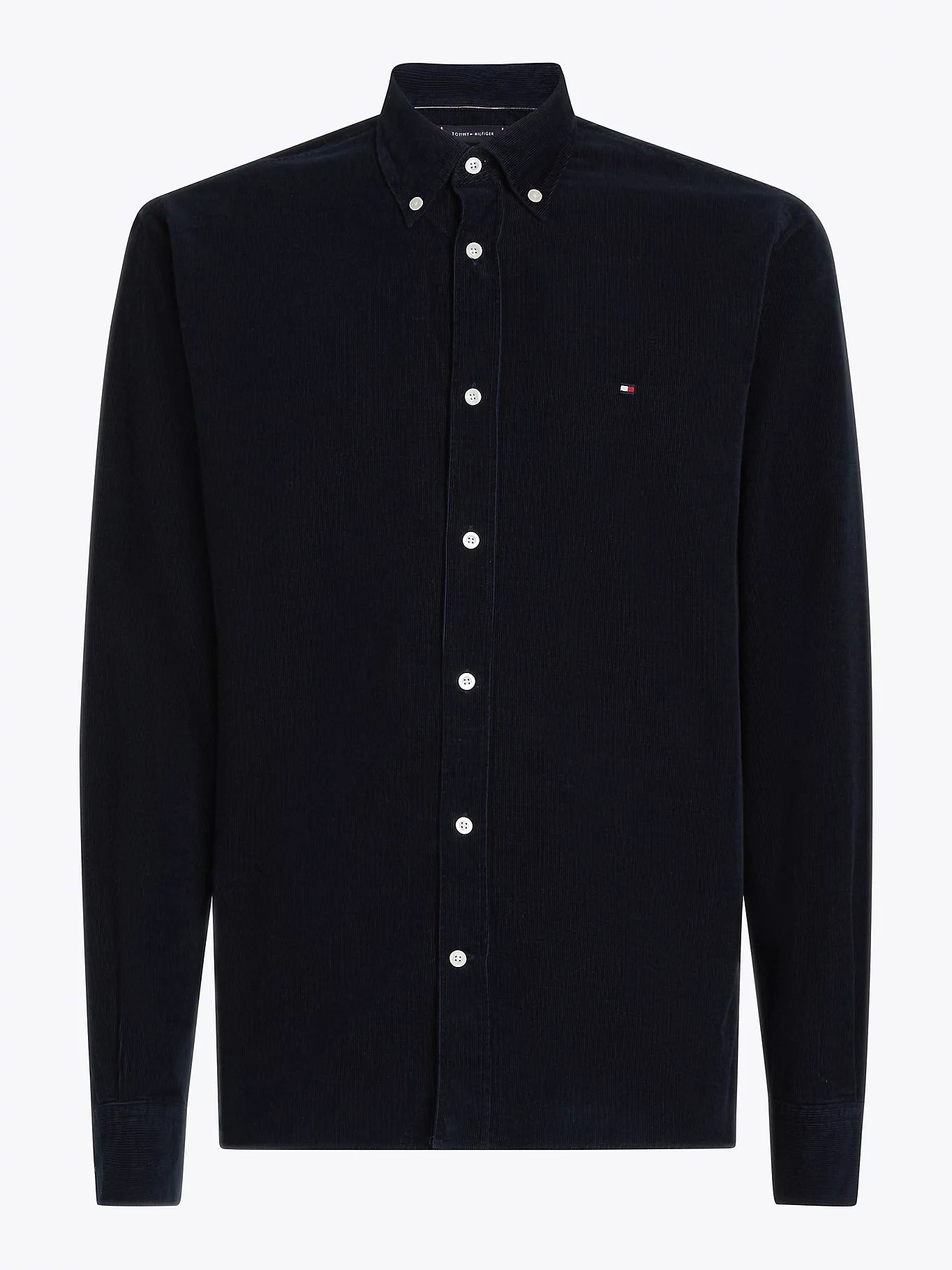 Chemise en velours Tommy Hilfiger marine | Georgespaul