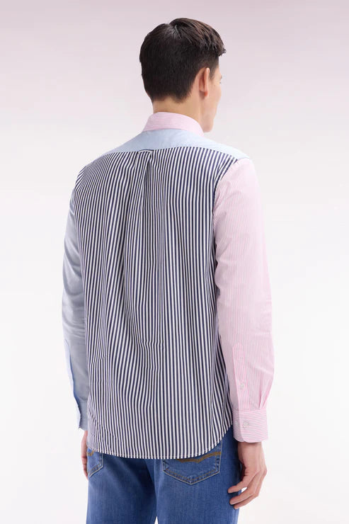 chemise -motifs-eden-park-marine-dos