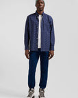 Chemise à motifs Eden Park marine | Georgespaul    