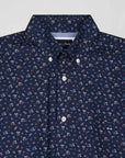 Chemise à motifs Eden Park marine | Georgespaul    