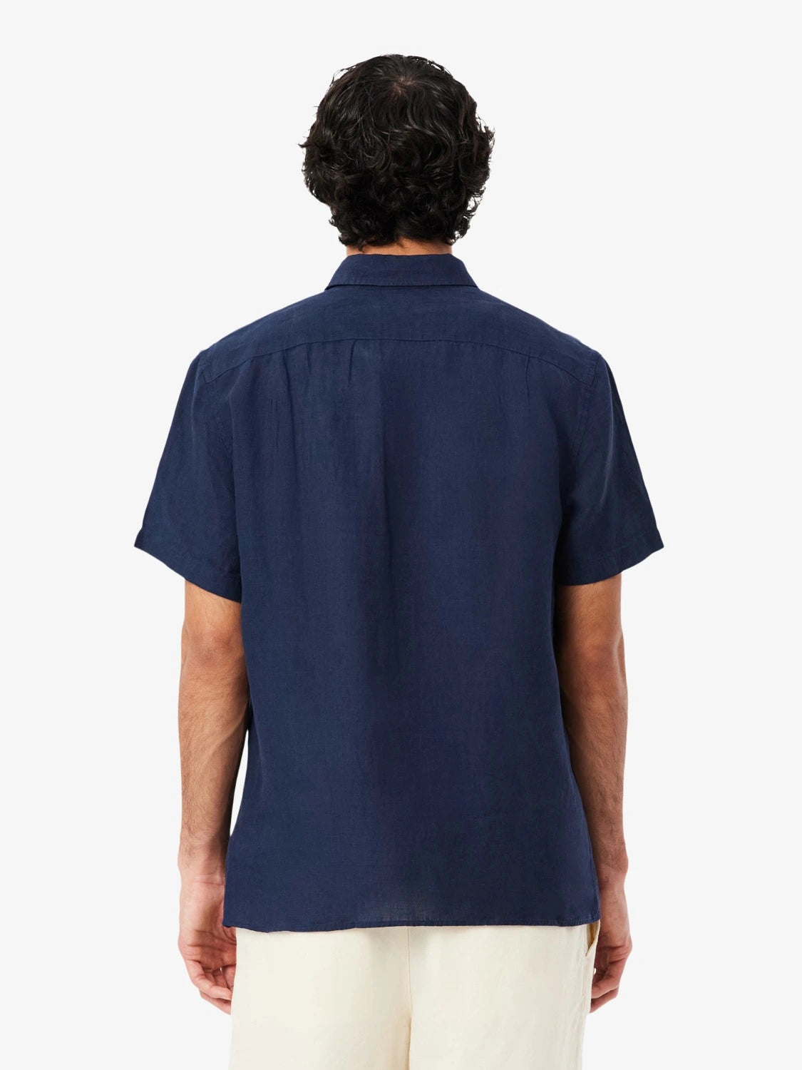 chemkise-lacoste-marine-lin-homme-CH5699-00 166-dos