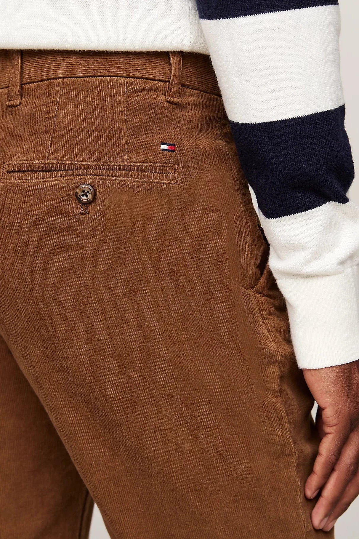 Pantalon chino Tommy Hilfiger marron | Georgespaul 