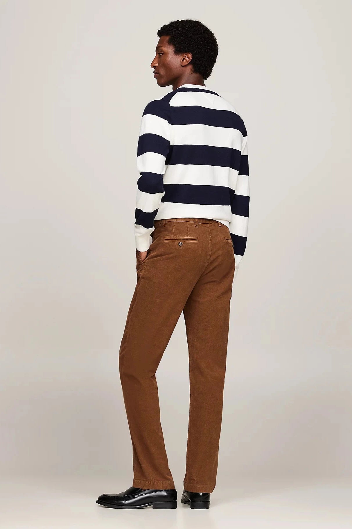 Pantalon chino Tommy Hilfiger marron | Georgespaul 