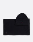 Coffret bonnet et écharpe Tommy Hilfiger noir | Goergespaul 