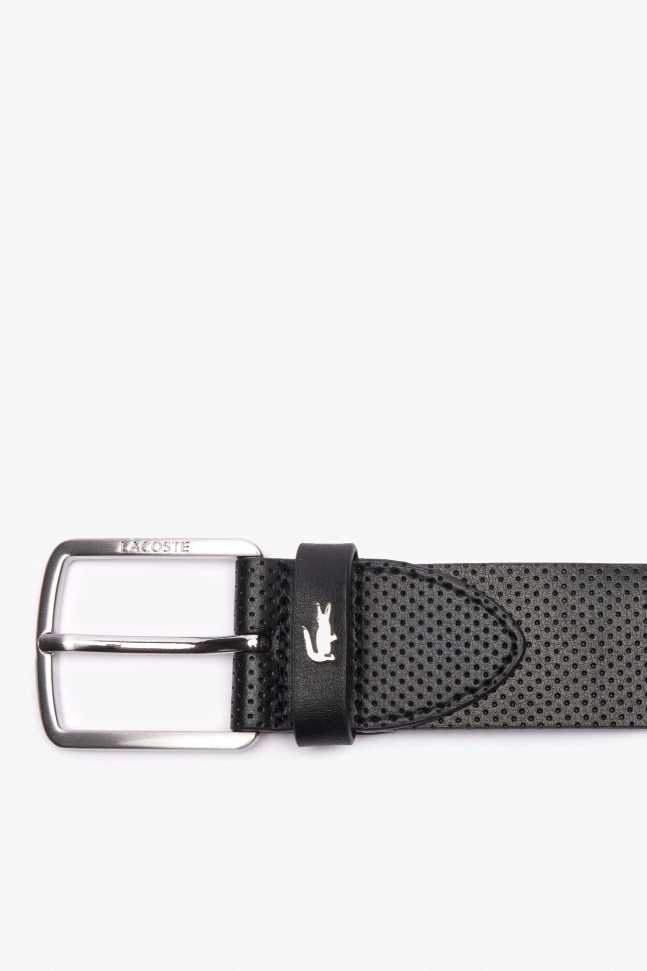 coffret ceinture et porte-cartes Lacoste noir | Georgespaul 