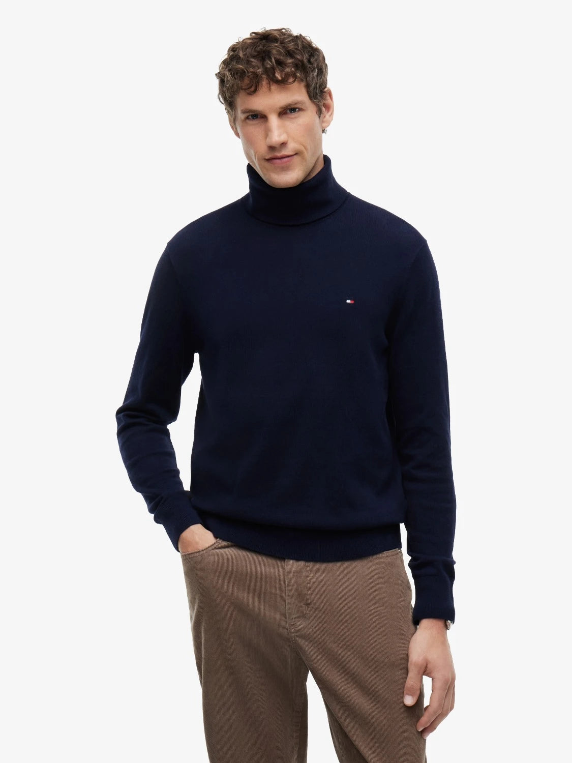 col-roule-tommy-hilfiger-marine-homme-MW0MW28048DW5-face