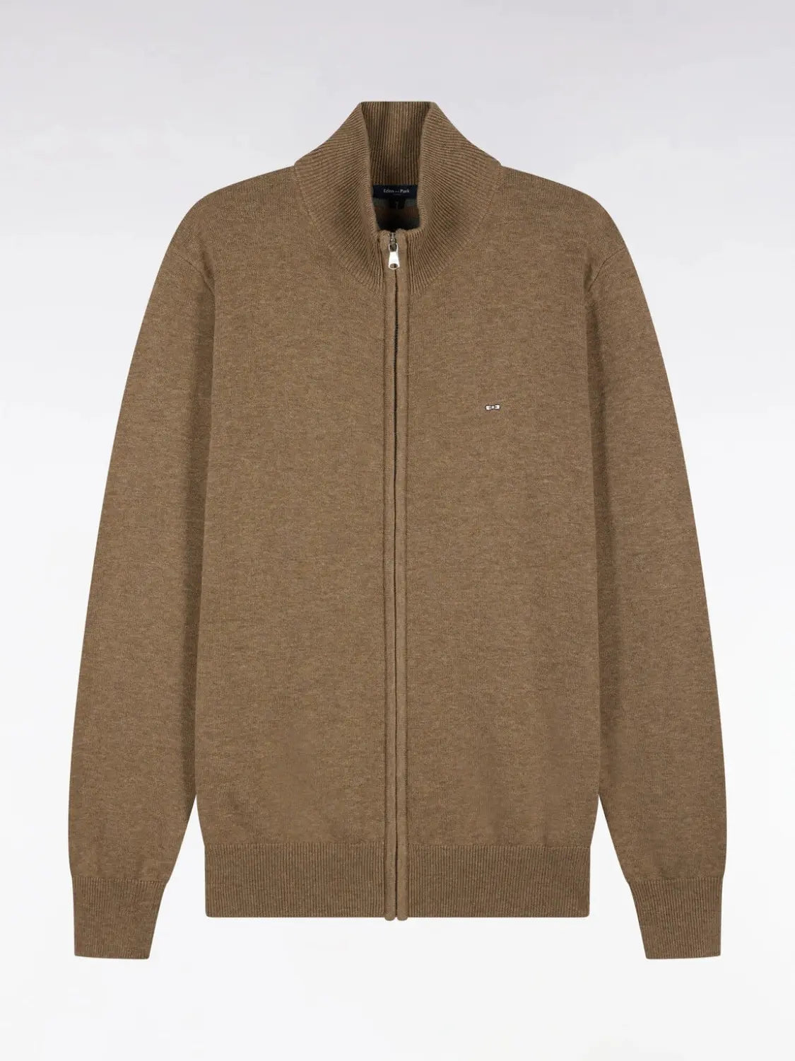 gilet-zippe-eden-park-beige-homme-H26MAICA0001MAC3-a-plat