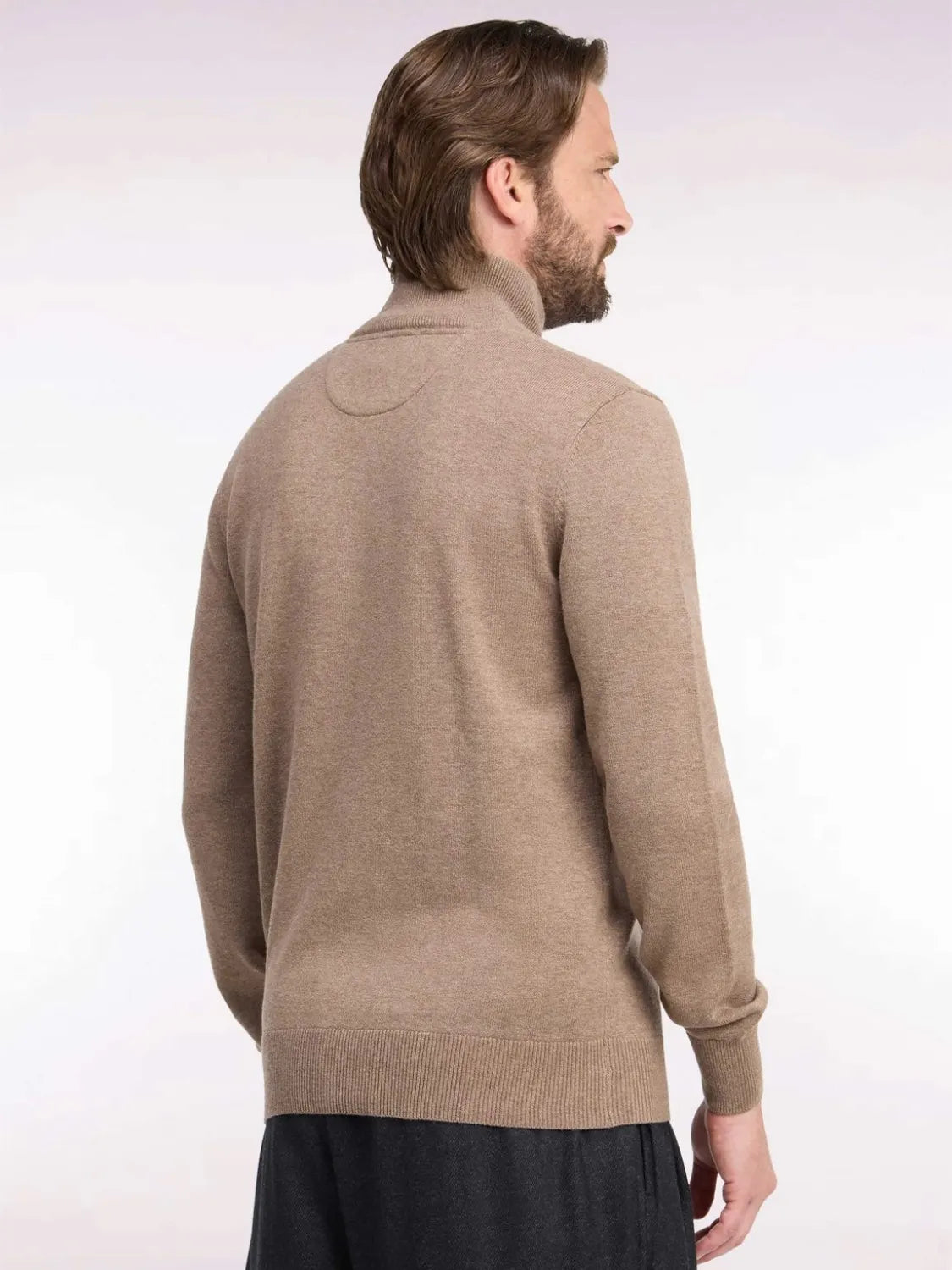 gilet-zippe-eden-park-beige-homme-H26MAICA0001MAC3-dos