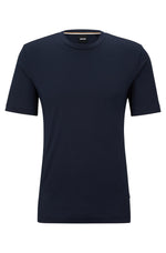 Charger l&#39;image dans la galerie, T-shirt BOSS marine en jersey de coton pour homme | Georgespaul
