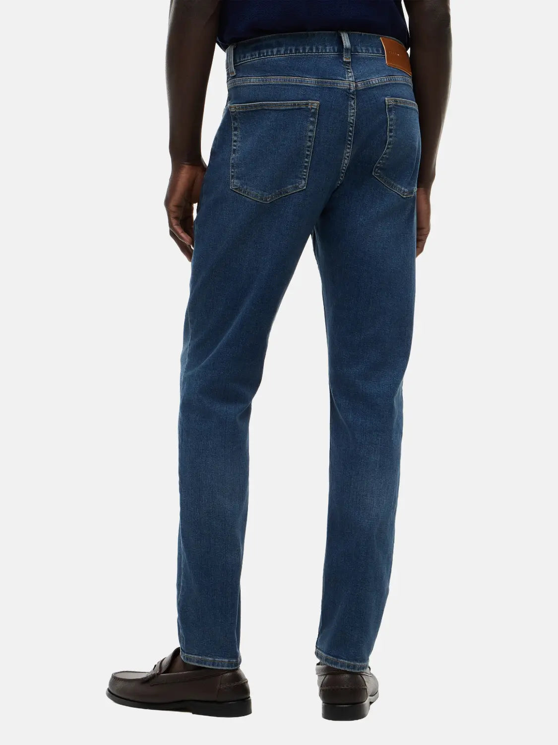 jean-tommy-hilfiger-bleu-coton-dos