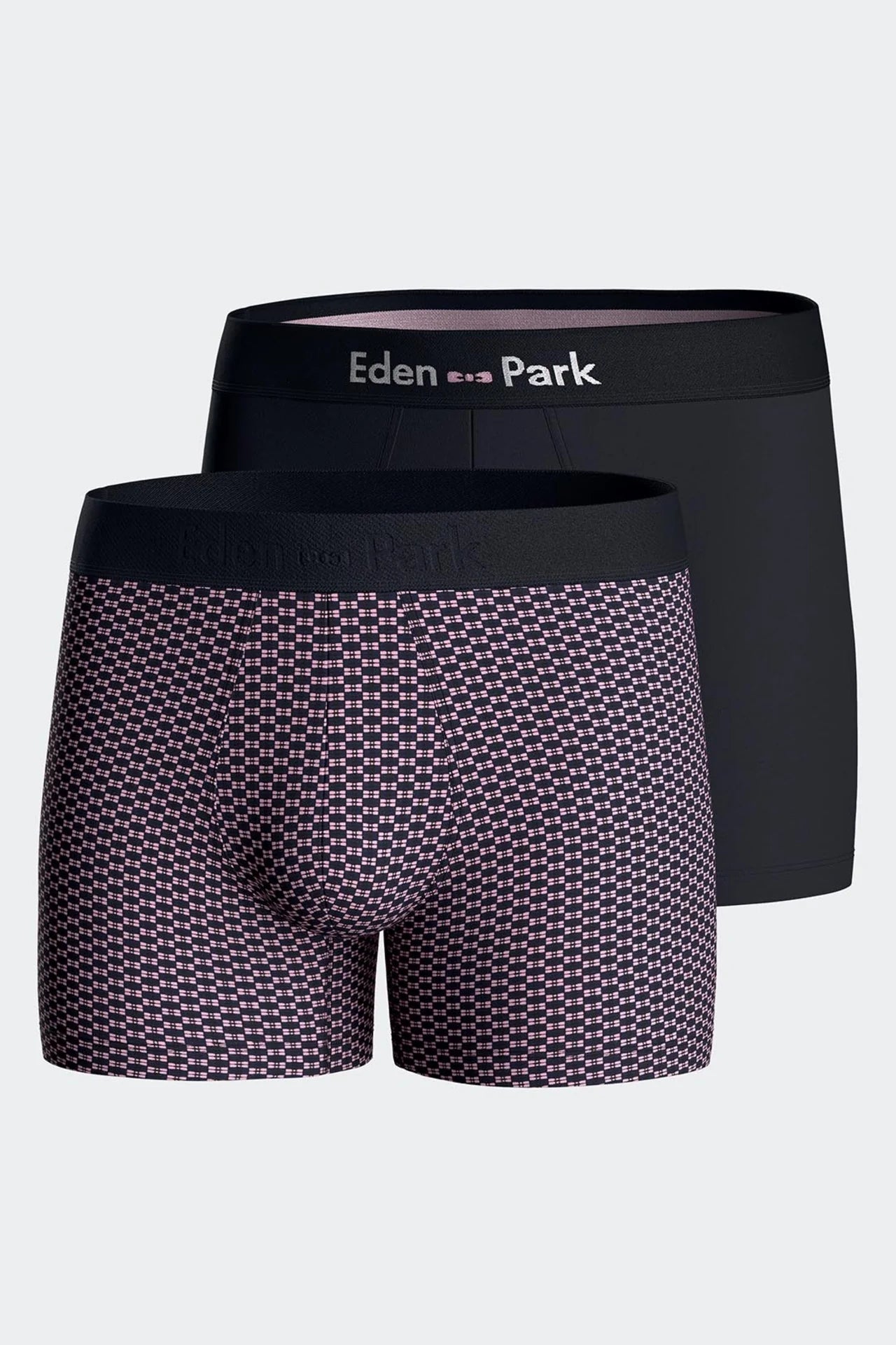 Lot de 2 boxers Eden Park roses et noirs | Georgepaul