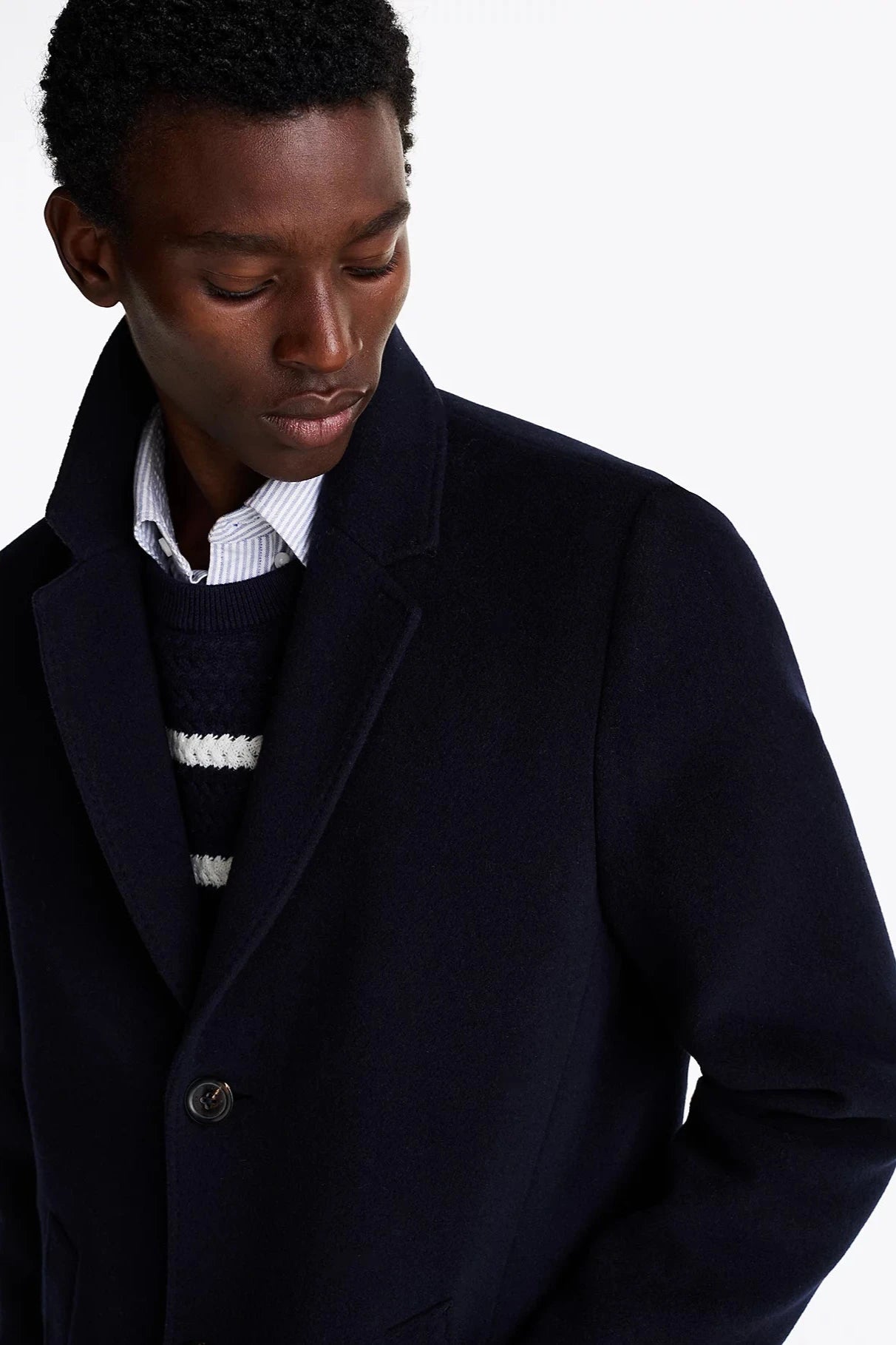 Manteau Tommy Hilfiger marine homme | Georgespaul  