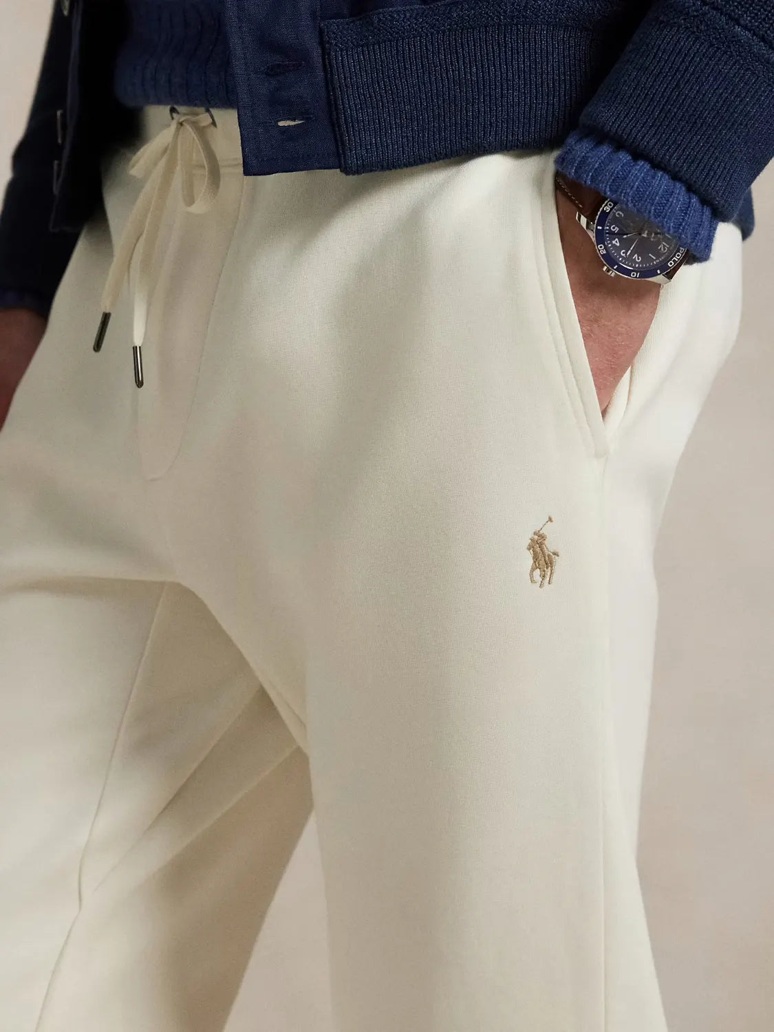 pantalon-jogging-ralph-lauren-beige-homme-zoom