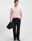 polo-boss-homme-rose-porte