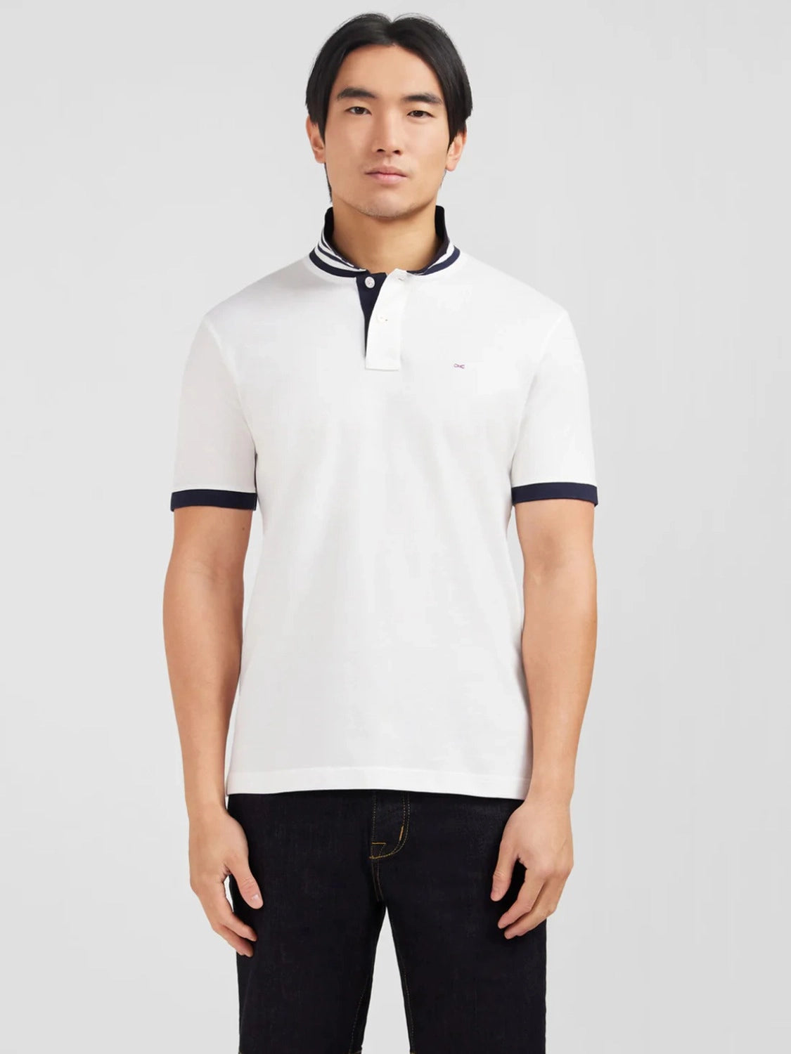 polo-eden-park-blanc-homme-face