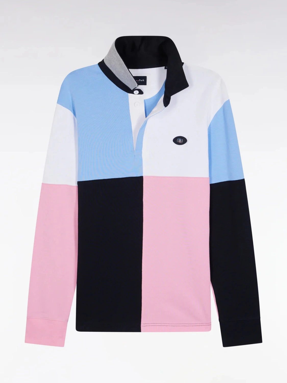 polo-eden-park-colorblock-homme-a-plat