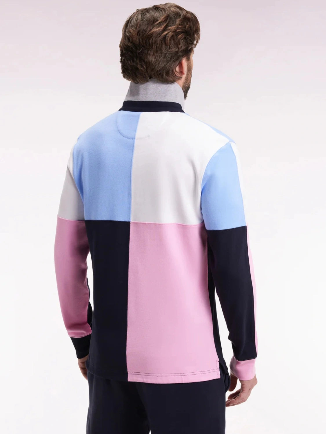 polo-eden-park-colorblock-homme-dos