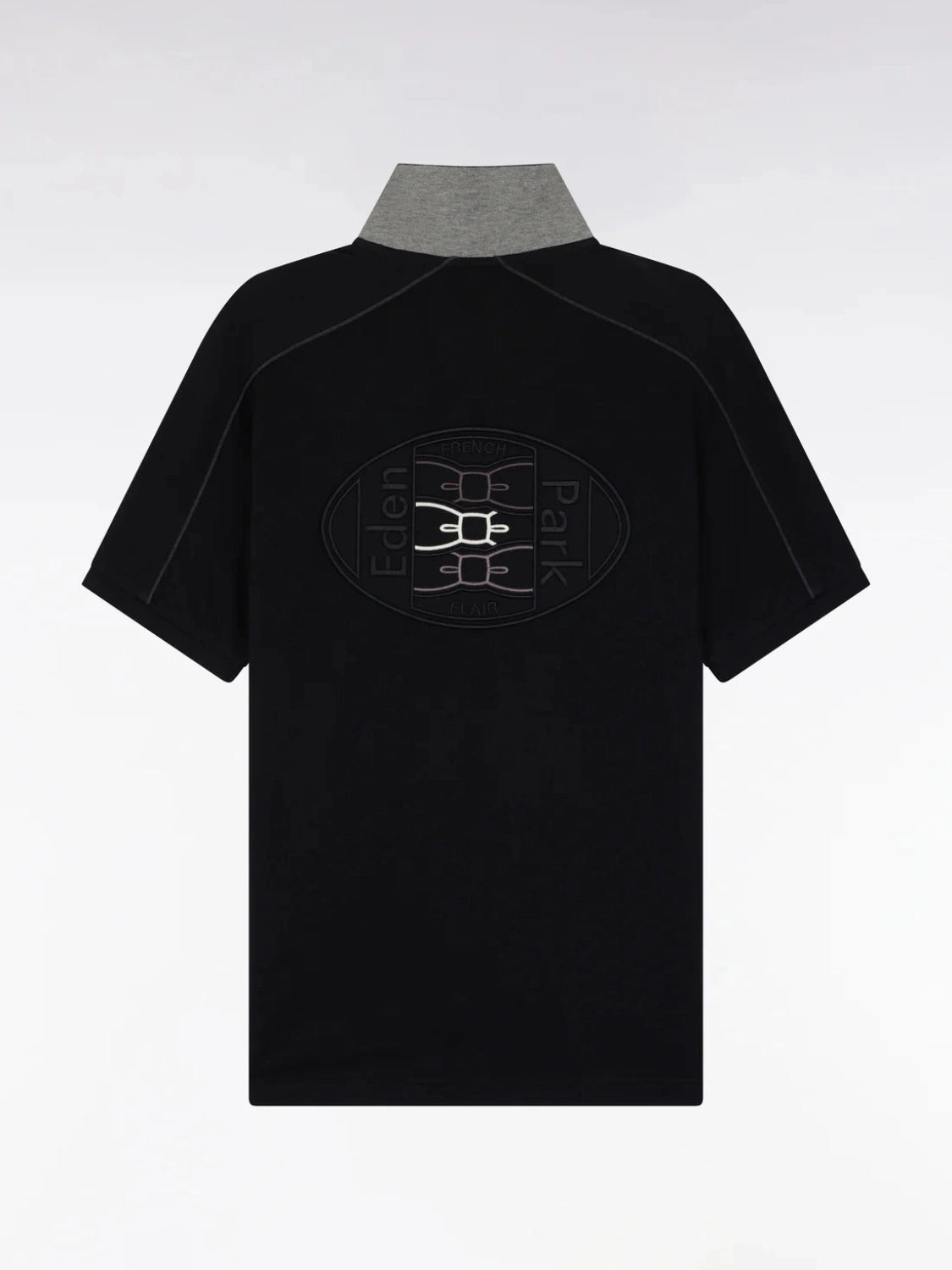 polo-eden-park-homme-noir-a-plat