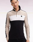 polo-eden-park-manches-longues-beige-homme-face-zoom