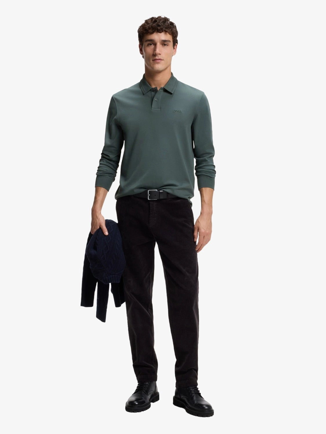 polo-manches-longues-boss-vert-homme-PU4N8C8V-porte