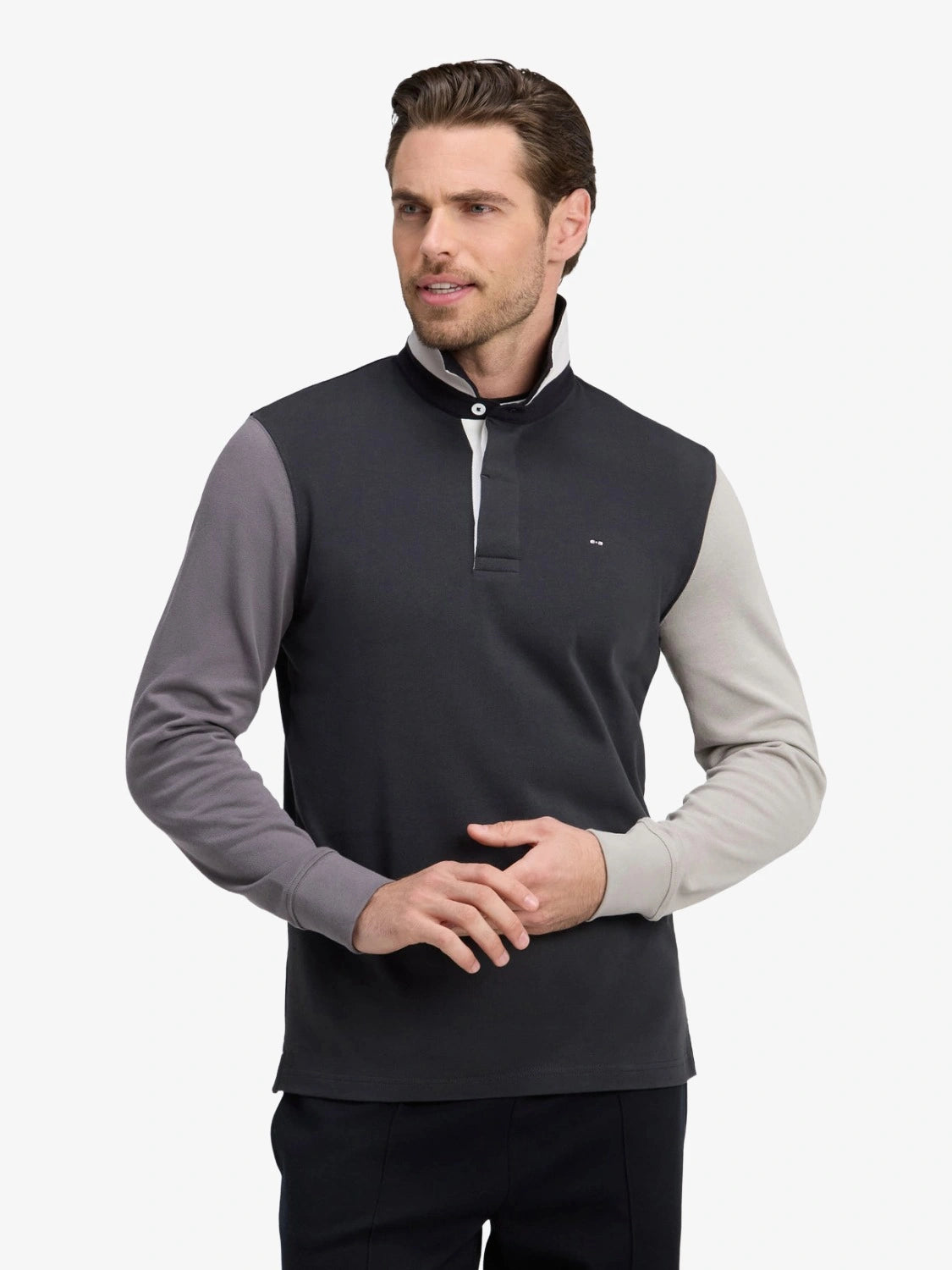 polo-manches-longues-eden-park-gris-H26MAIML0013GRF1-face