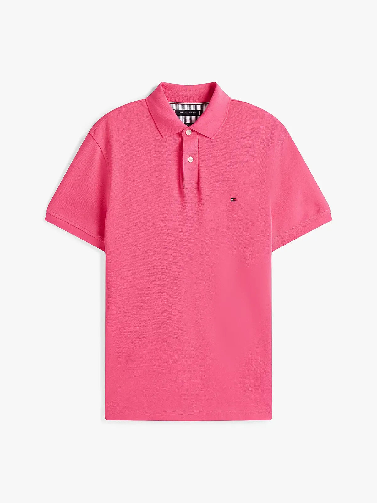 polo-tommy-hilfiger--homme-rose-a-plat