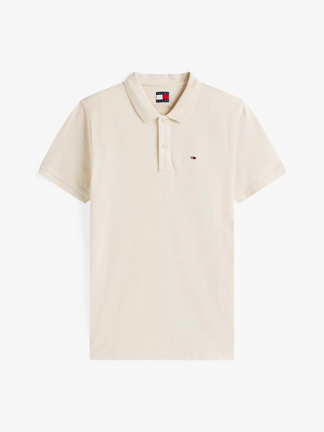 polo-tommy-hilfiger-beige-homme-a-plat