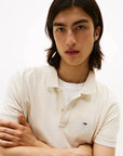 polo-tommy-hilfiger-beige-homme-zoom