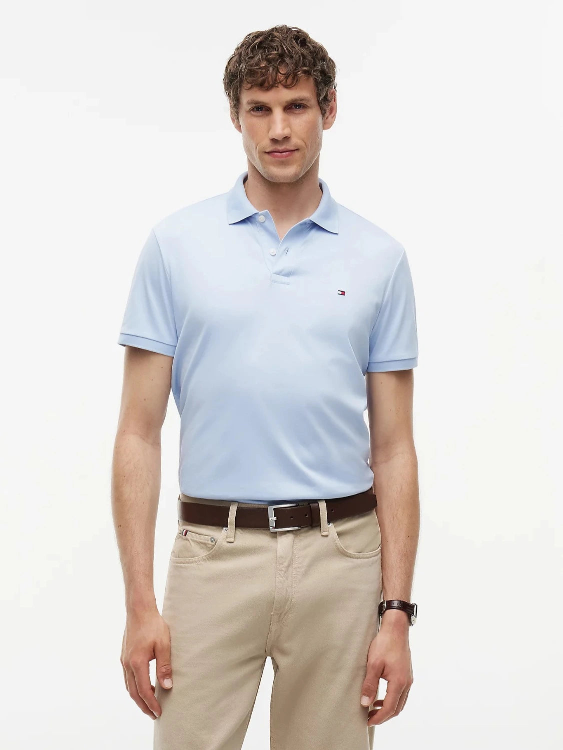 polo-tommy-hilfiger-bleu-homme-MW0MW39994C1O-face
