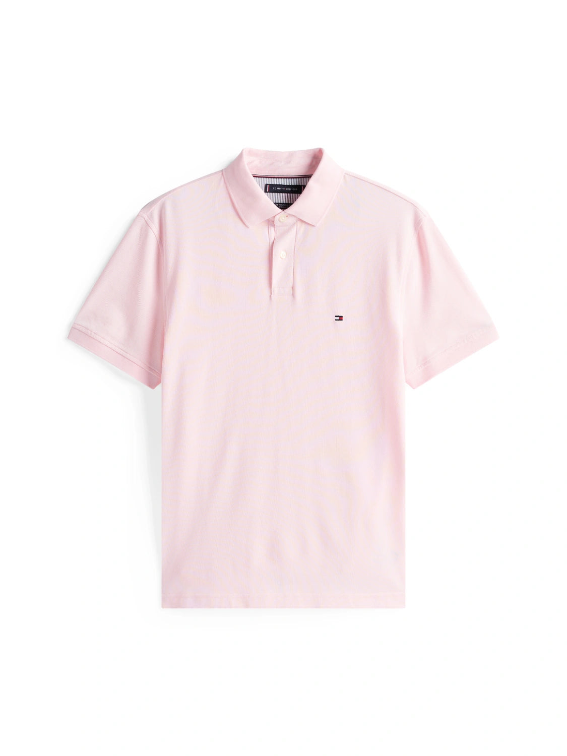 polo-tommy-hilfiger-homme-rose-clair-a-plat