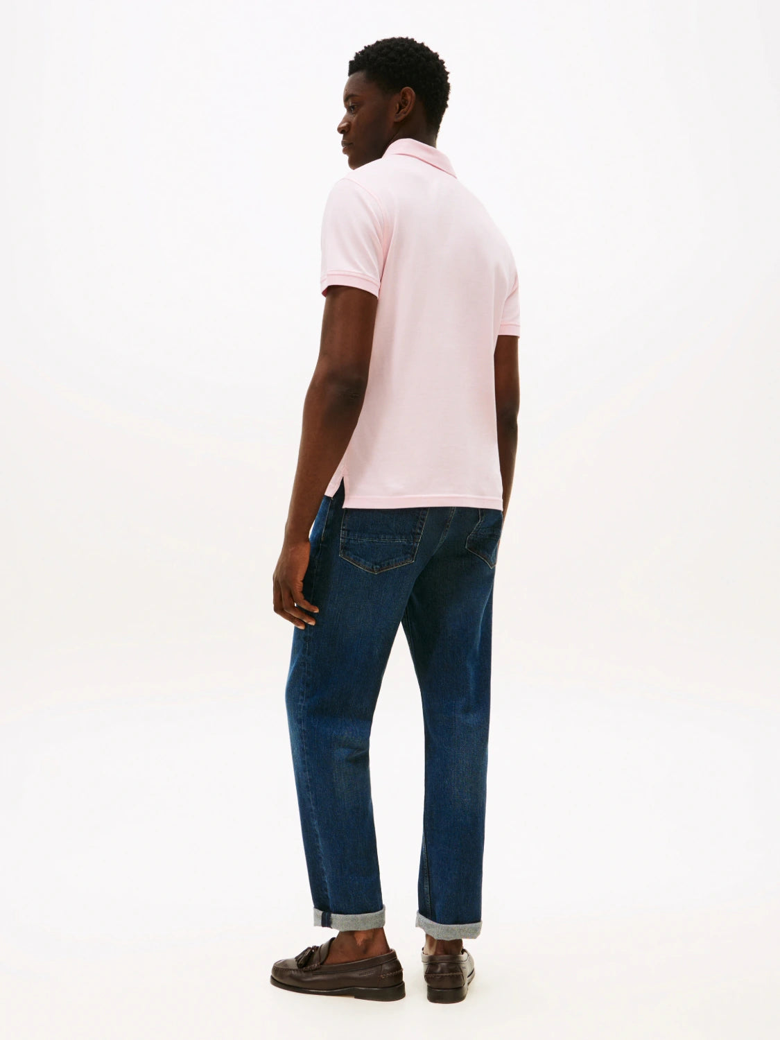 polo-tommy-hilfiger-homme-rose-clair-dos