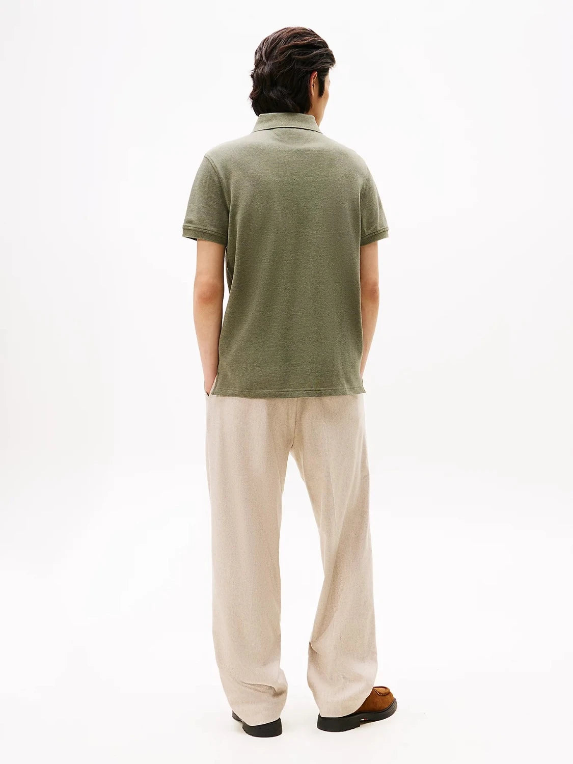 polo-tommy-hilfiger-kaki-homme-dos