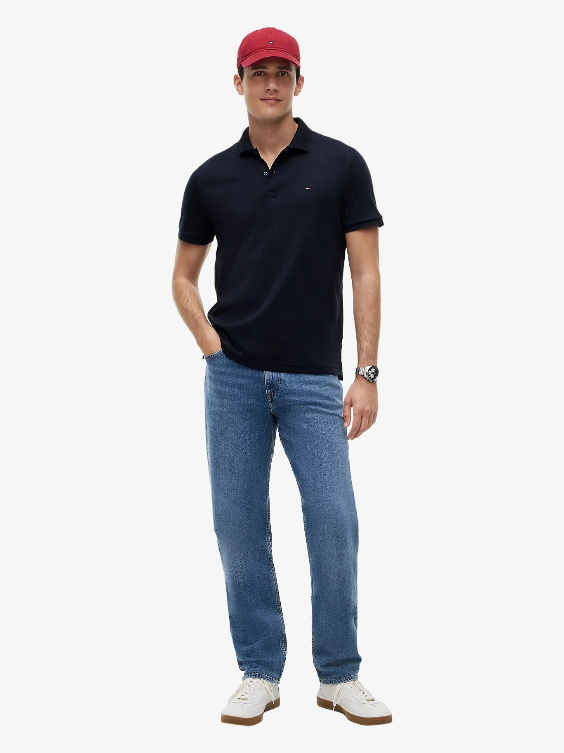 polo-tommy-hilfiger-marine-homme-MW0MW35585DW5-porte