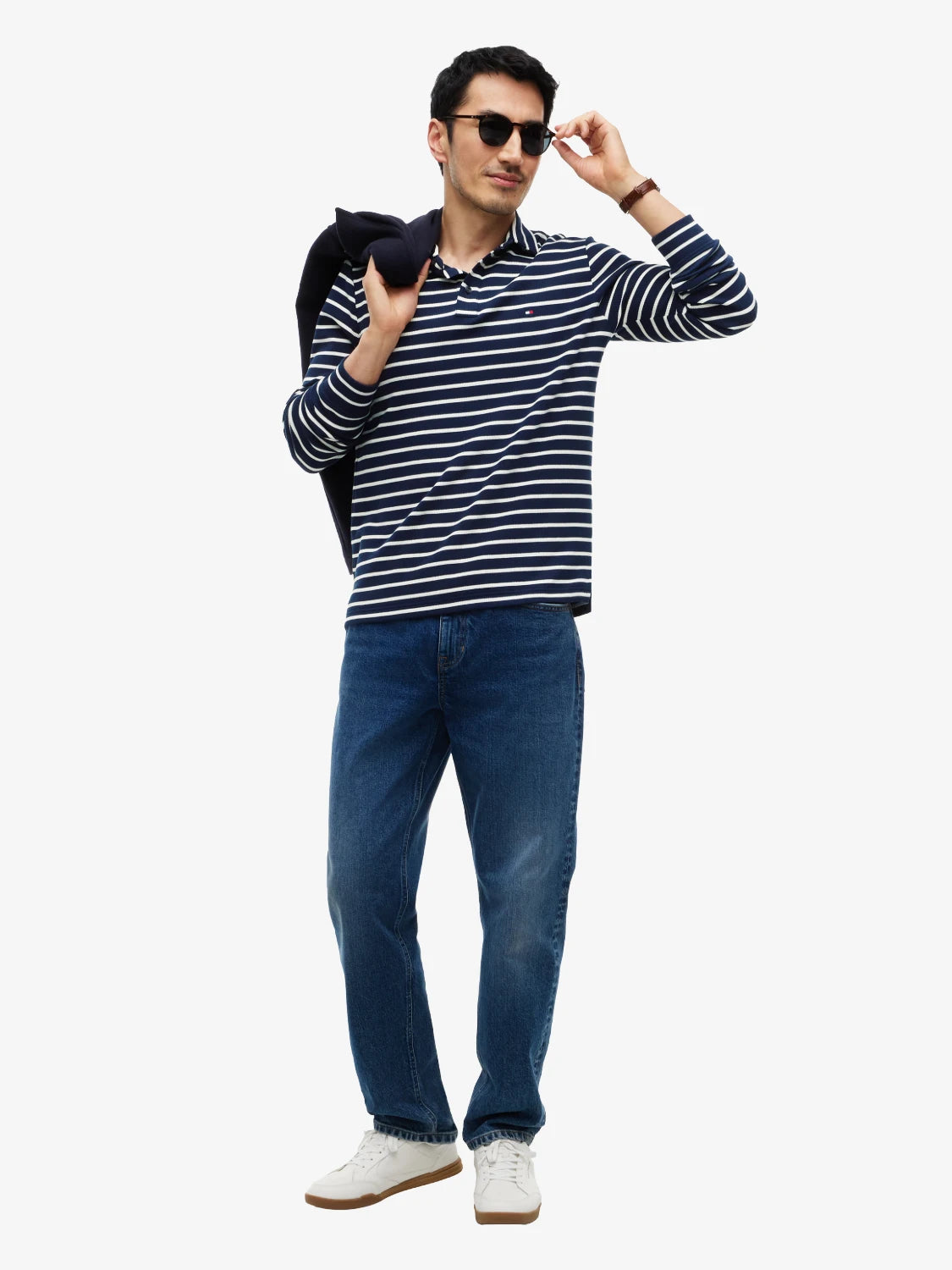 polo-tommy-hilfiger-marine-porte-mw0mw446510a4