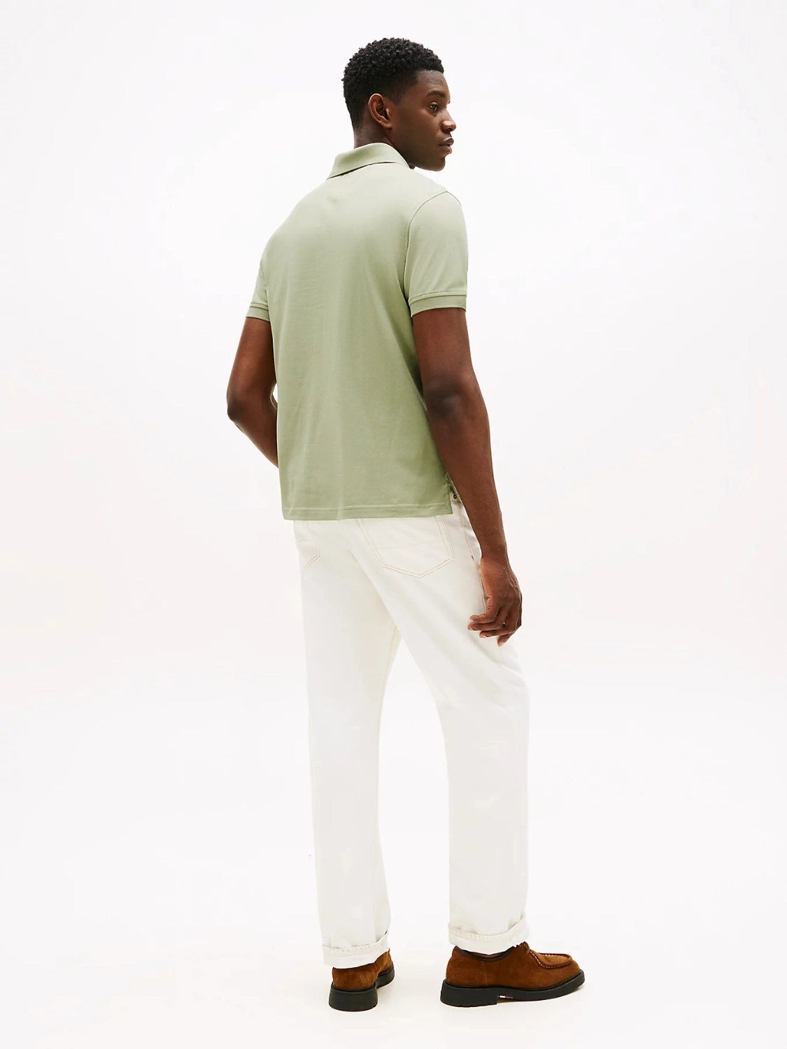 polo-tommy-hilfiger-vert-homme-dos