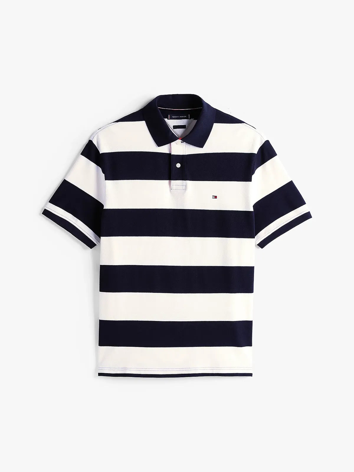 polo-tommyhilfiger-homme-marine-a-plat