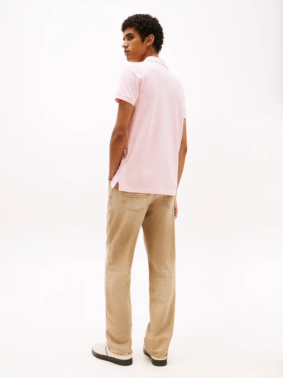 polo-tommyjeans-homme-rose-dos