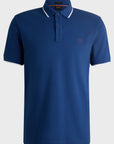 Polo BOSS bleu homme | Georgespaul                 