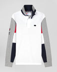 Polo manches longues Eden Park blanc | Georgespaul 