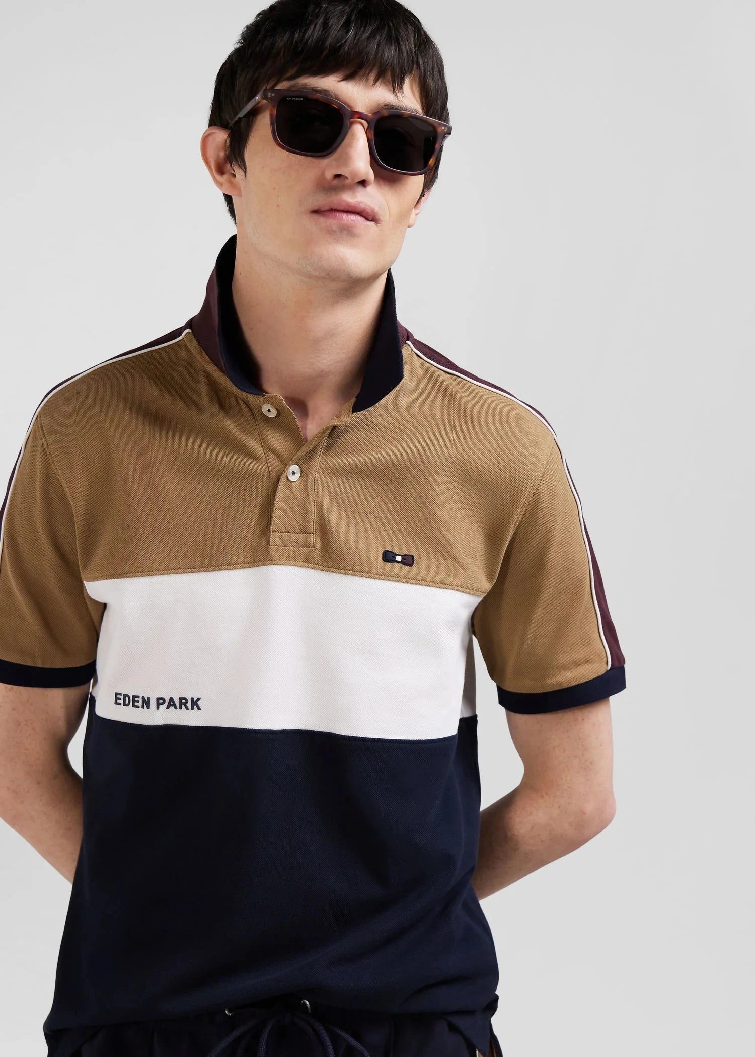 Polo Eden Park marron | Georgespaul                