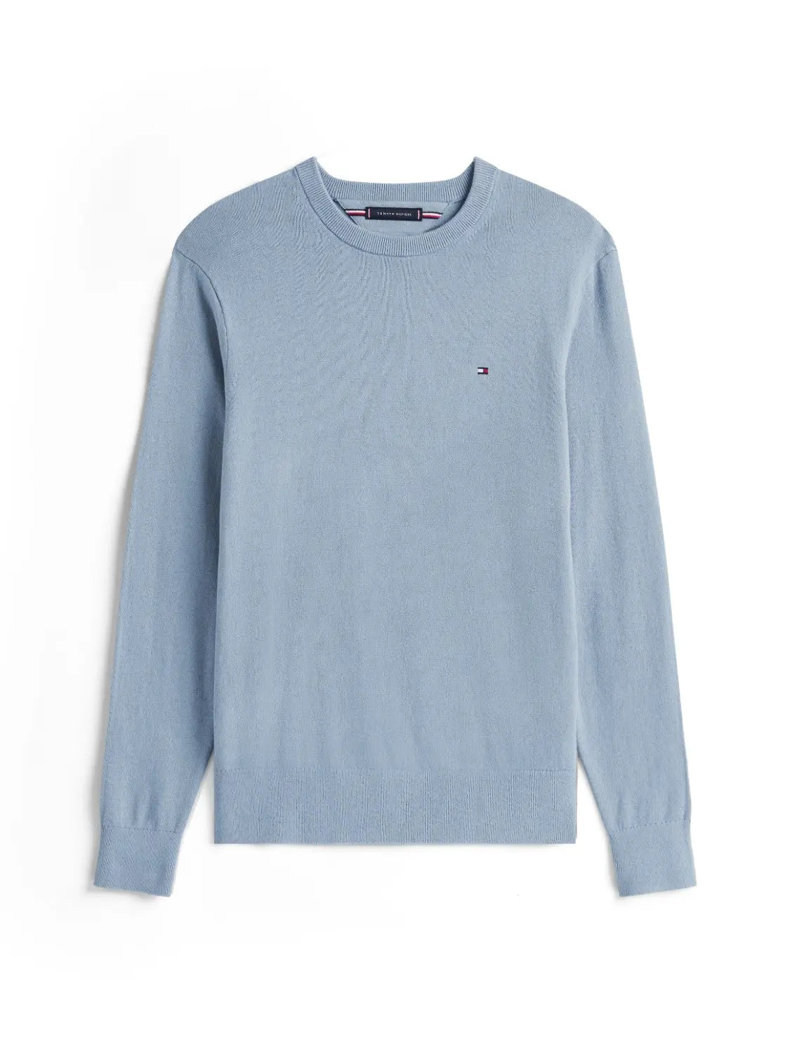 pull-cachemire-tommy-hilfiger-bleu-homme-a-plat